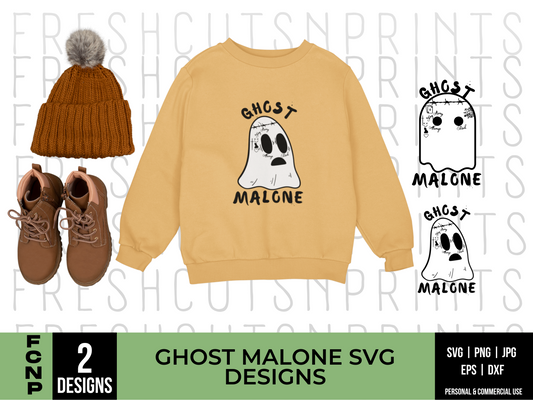 Ghost Malone SVG Designs, Funny Halloween Png, Instant Download, Ghost Malone shirt design, Trendy Halloween svg, SVG files for Cricut