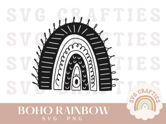 Boho Rainbow Free SVG Download