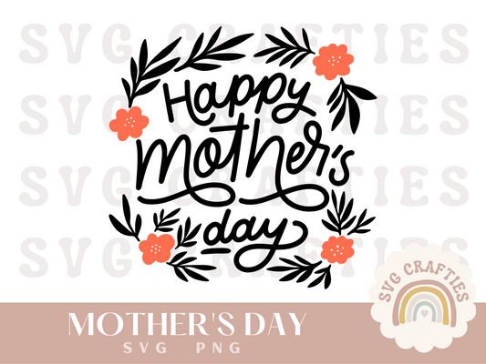 Happy Mother's Day Free SVG Download