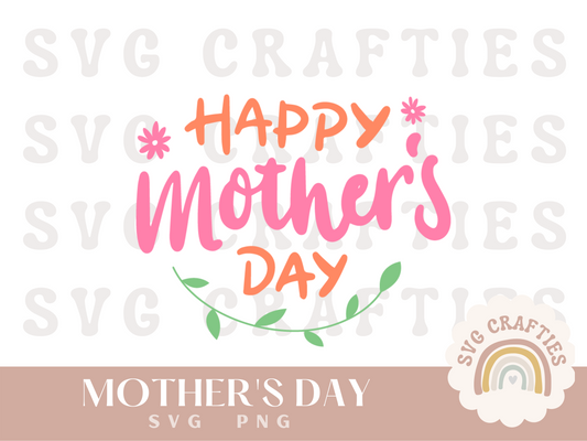Happy Mother's Day Free SVG Download
