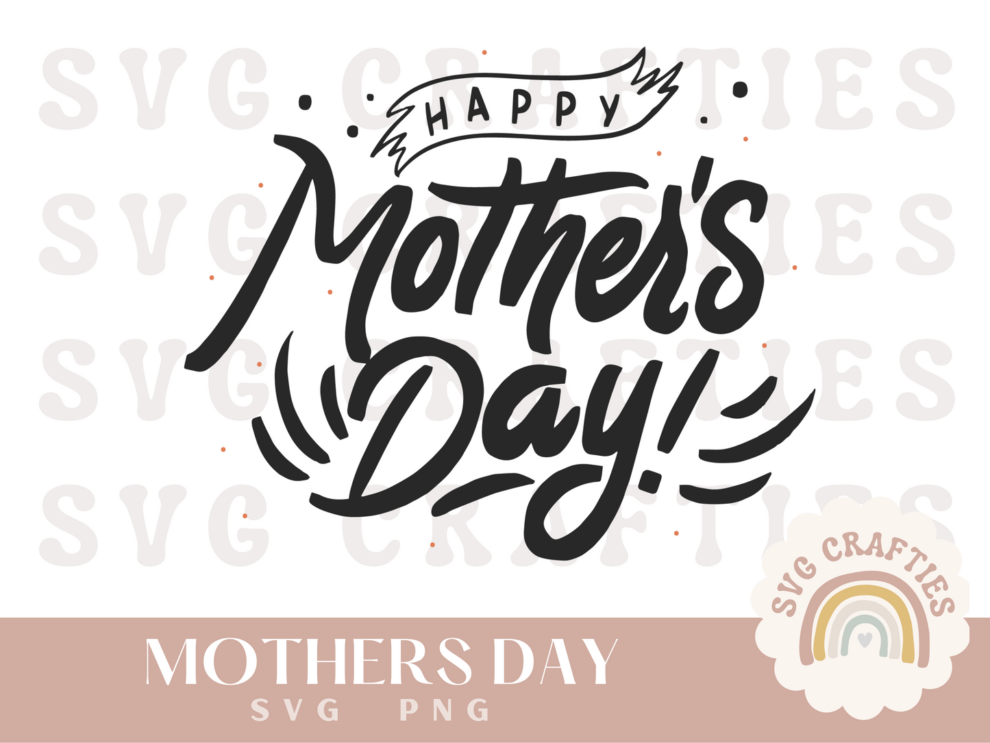 Happy Mother's Day Free SVG Download