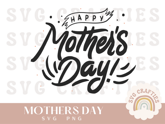 Happy Mother's Day Free SVG Download