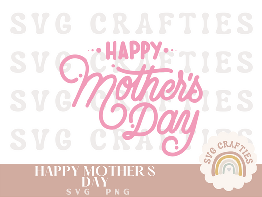 Happy Mother's Day Free SVG Download
