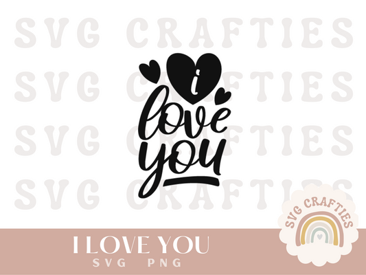 I Love You Free SVG Download