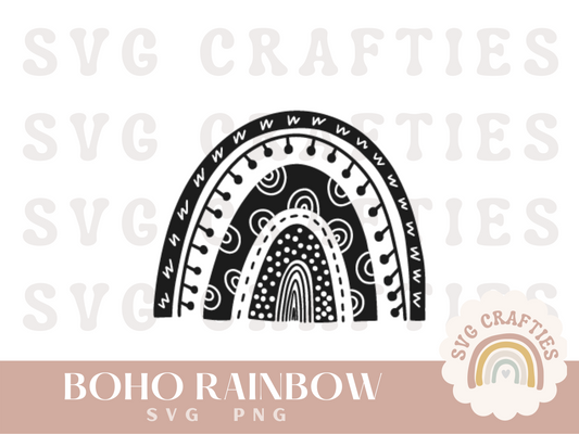 Boho Rainbow Free SVG Download