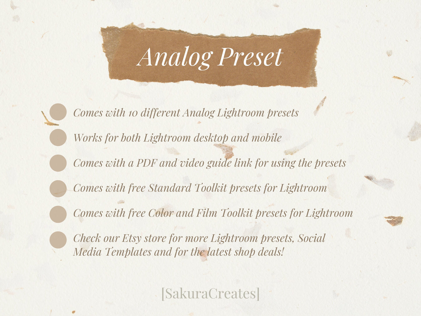 10 VINTAGE Analog Mobile VSCO Lightroom Presets, Instagram Presets, Influencer Blogger Preset, Film Vintage Retro Preset SakuraCreates 123