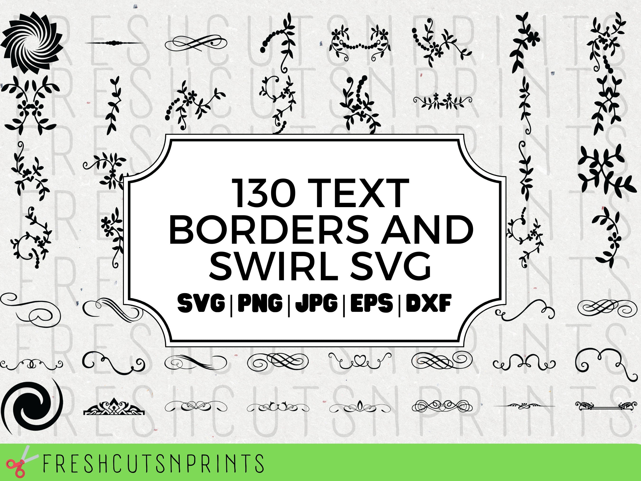 Flourish Svg, Swirls Svg, Swoosh Svg, Ornaments Svg, Text Dividers Svg -  Crella