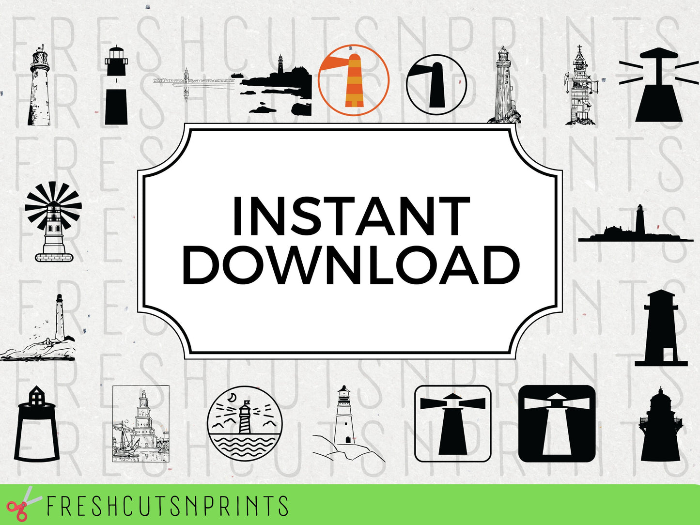 20 Lighthouse SVG Clipart Bundle , Lighthouse Cut Files, Lighthouse Clipart, Lighthouse Silhouette, Lighthouse Vector, Commercial Use