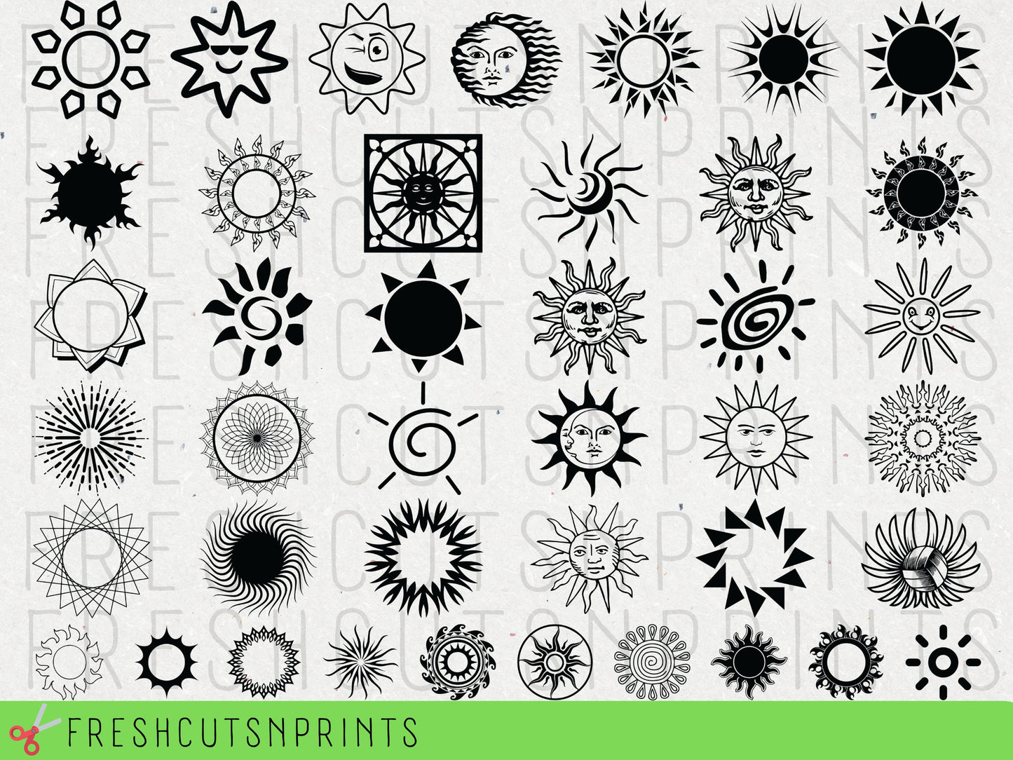 40+ Sun SVG Bundle , Sun clipart, Sun vector, Sun silhouette, Sun cut file, Sun files cricut, tribal sun svg, sun outline, commercial use