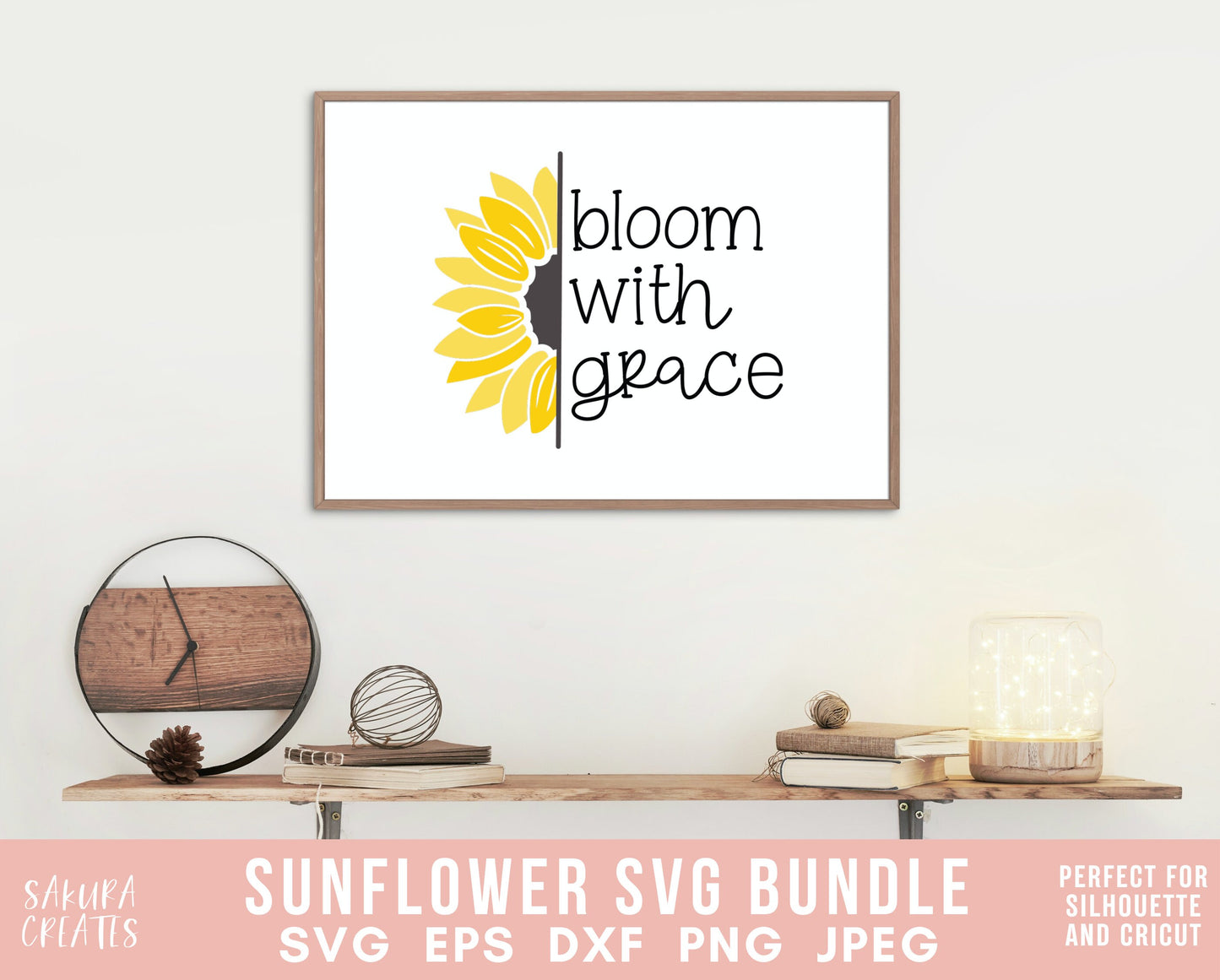 200+ Sunflower SVG Bundle Sunflower Monogram Svg sunflower png sunflower cut file sunflower clipart sunflower silhouette svg file for cricut