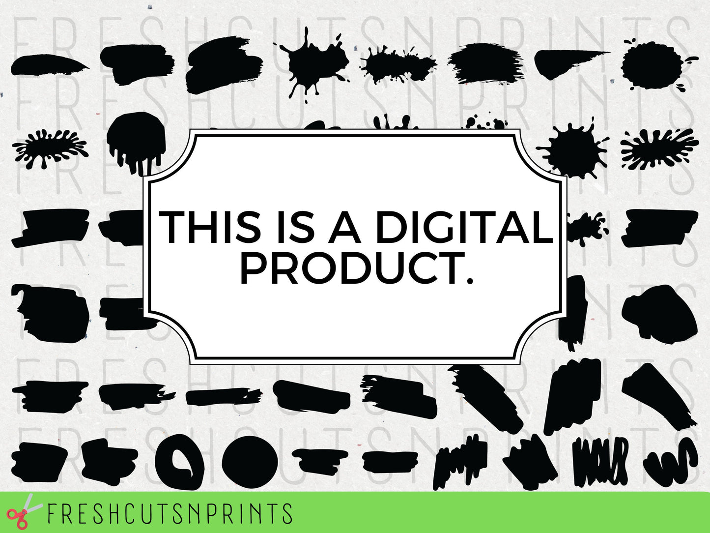 50 Brush Strokes and Splat SVG , Brush stroke svg, splat svg, brush stroke cut file, brush stroke clipart, splat clipart, Commercial Use