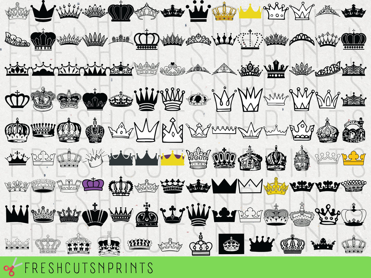 120+ Crown Clipart Bundle , Crown svg, Tiara SVG, Tiara Clipart, Crown Cut Files, King svg, Queen Svg, Princess svg, Crown Silhouette