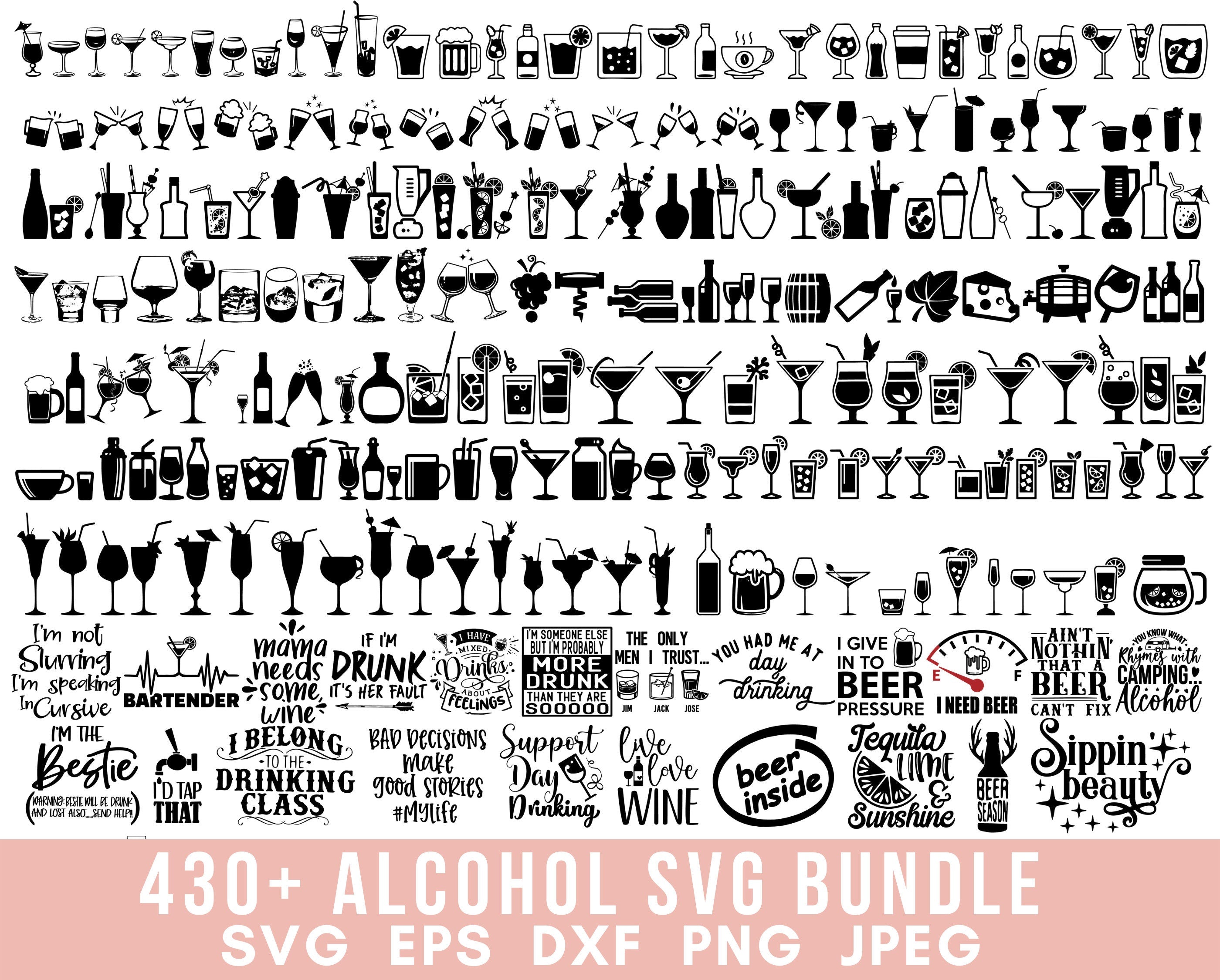 Wine Bottle Outline 2 SVG, Alcohol Bottle SVG, Wine Bottle Clipart, Wine  Bottle Files for Cricut, Cut Files for Silhouette, Png, Dxf 