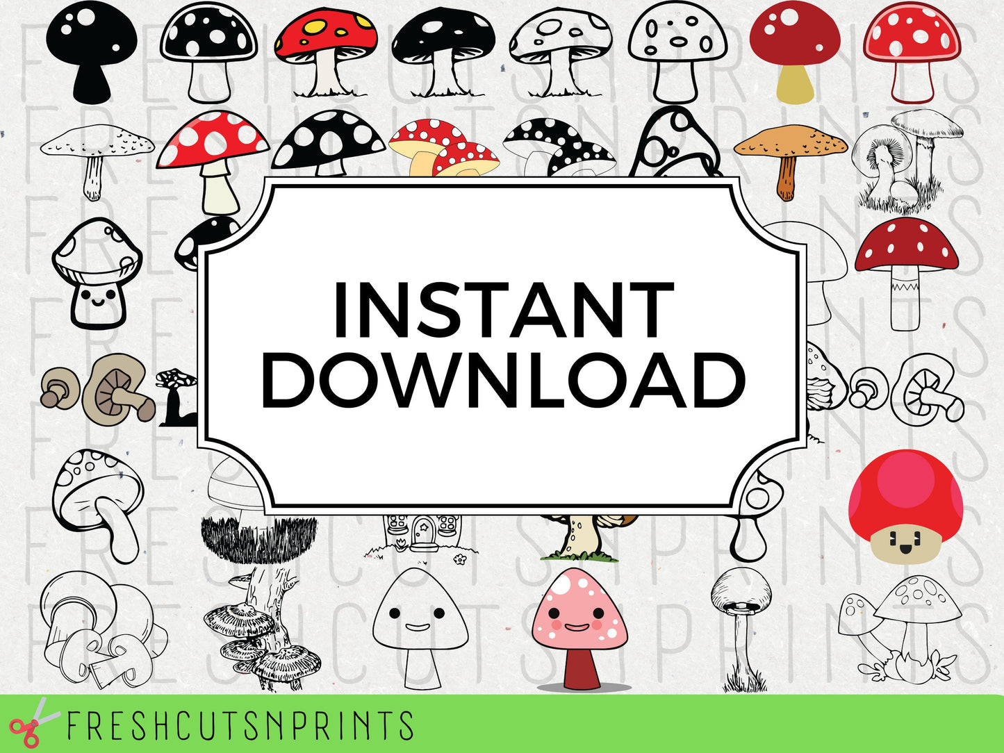 40+ Mushroom SVG Bundle, Mushroom vector, Mushroom clipart, Mushroom cut file, witchy svg, celestial mushroom svg, mushroom decal svg