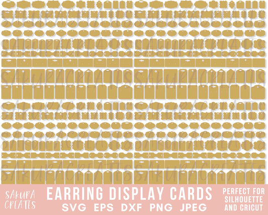 100+ EARRING Display CARDS SVG Keychain svg keychain cards Earring Card Template Svg Earring Card Cut files for Cricut Card Holder Svg Keyring