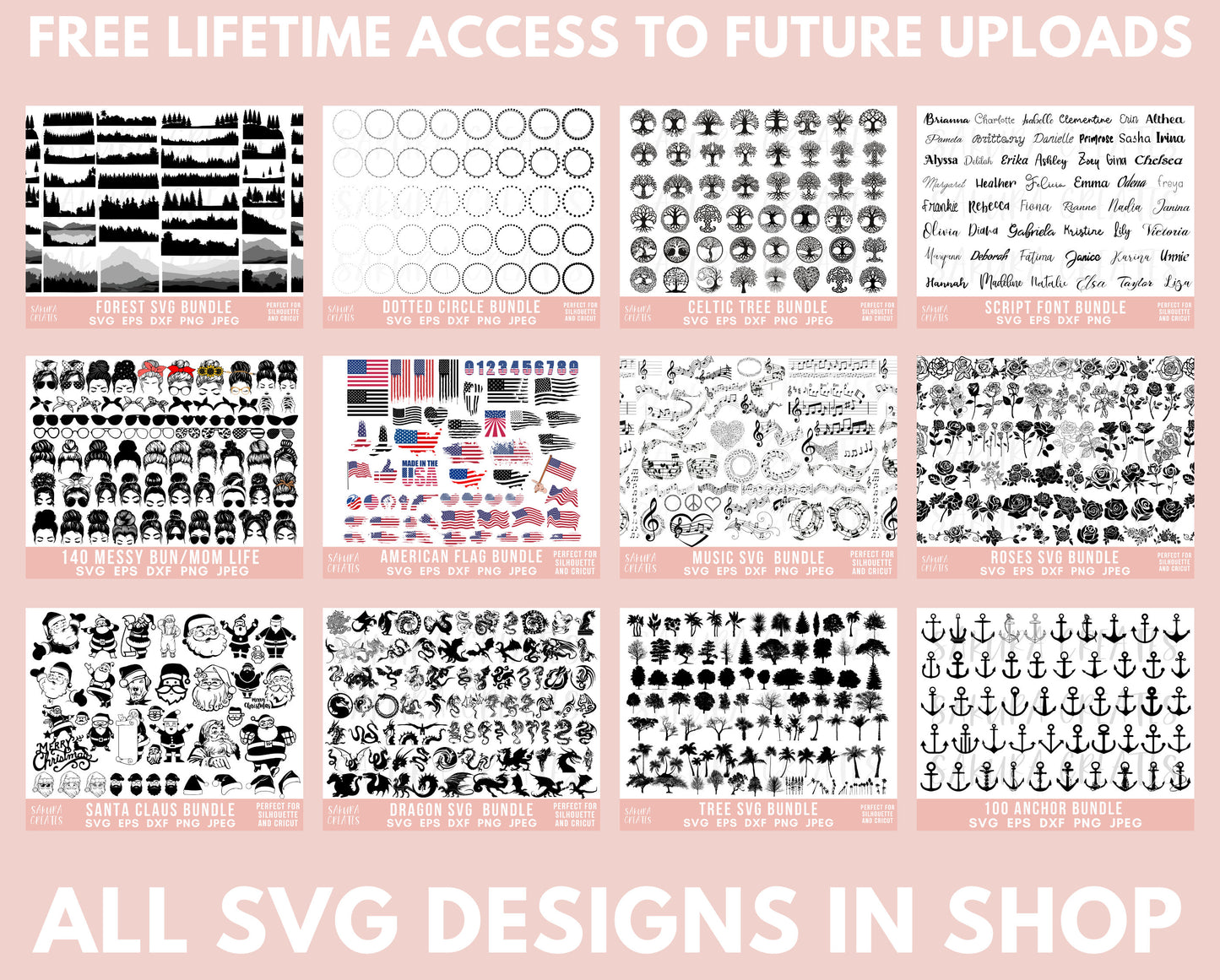 10,500+ Mega SVG Bundle Animal Svg Plants Svg Flower Svg Sunflower Svg Monogram Svg Files for Cricut Big Svg Bundle Big Clipart Mega Bundle