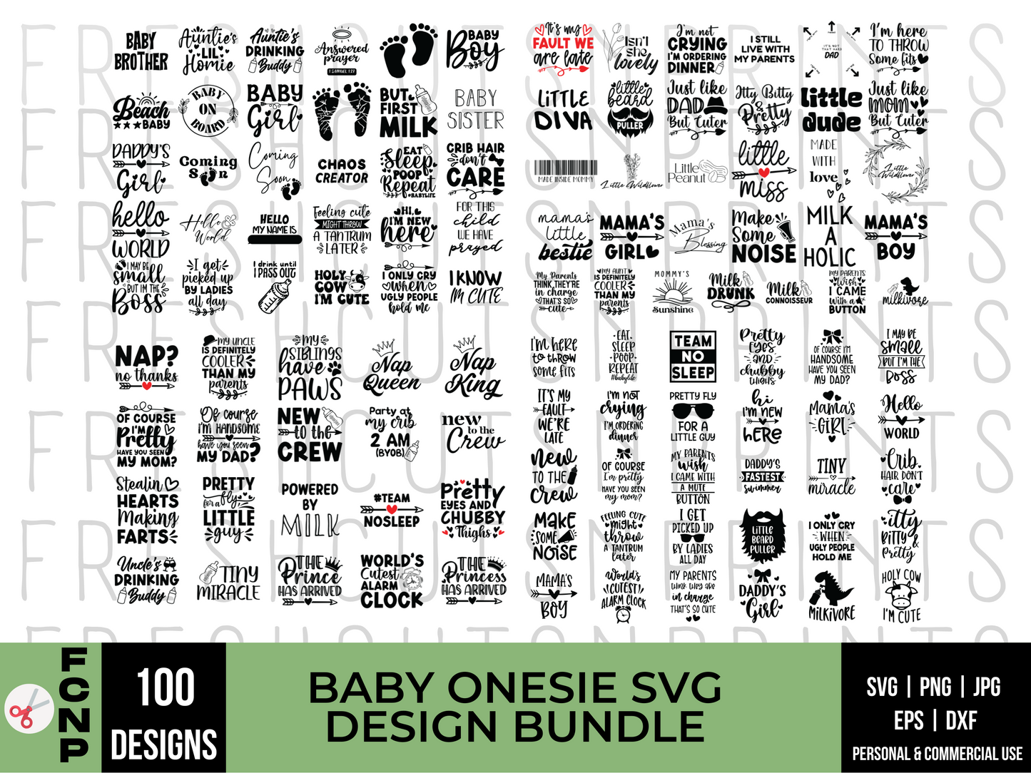 100 Baby Onesie SVG, Baby Svg, Funny Baby svg, baby newborn svg, Newborn SVG Bundle, Baby Quote Bundle, Cute Baby Sayings svg, Baby Feet svg