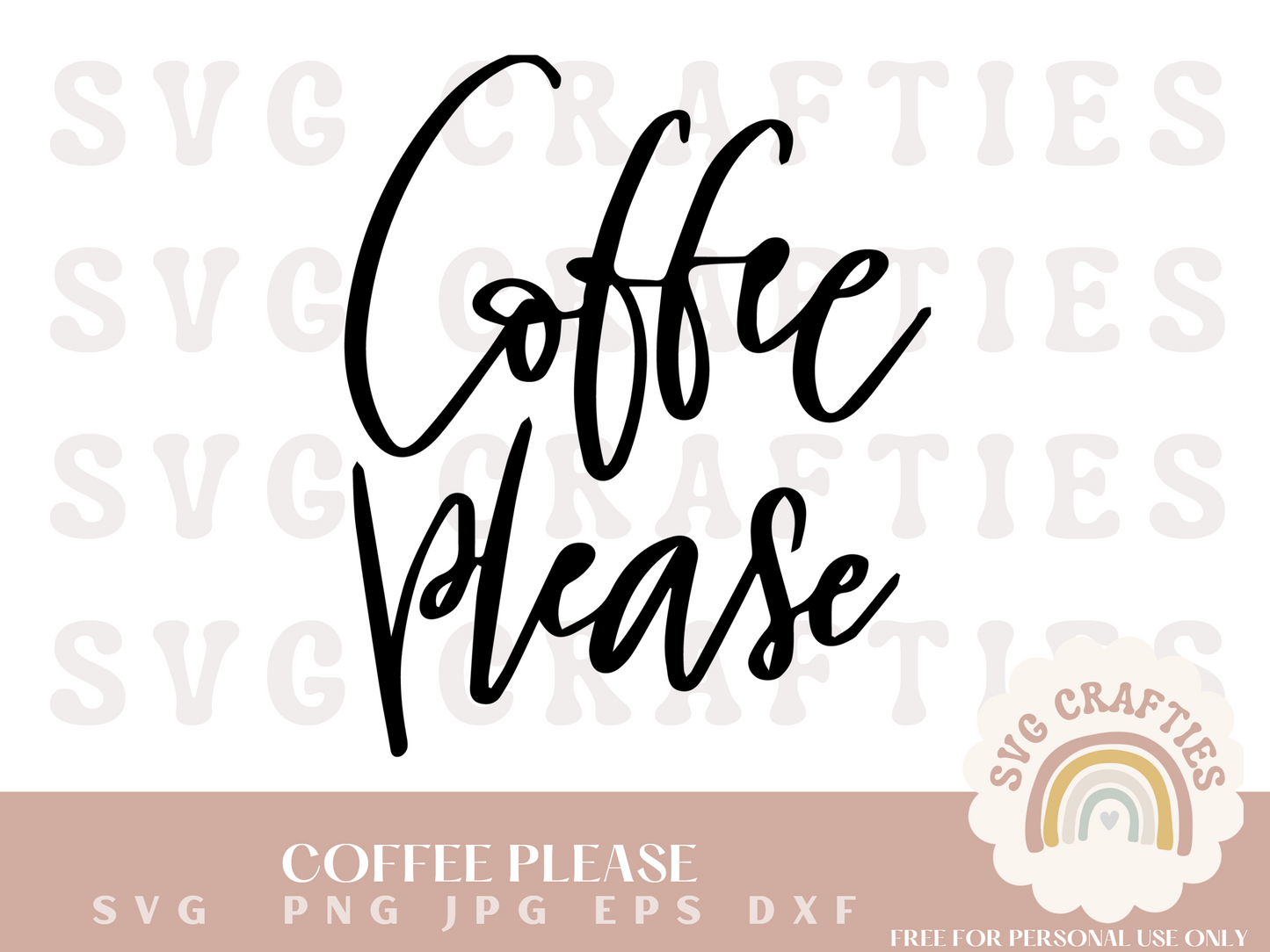 Coffee Please, Cafe Sign Free SVG Free SVG Download