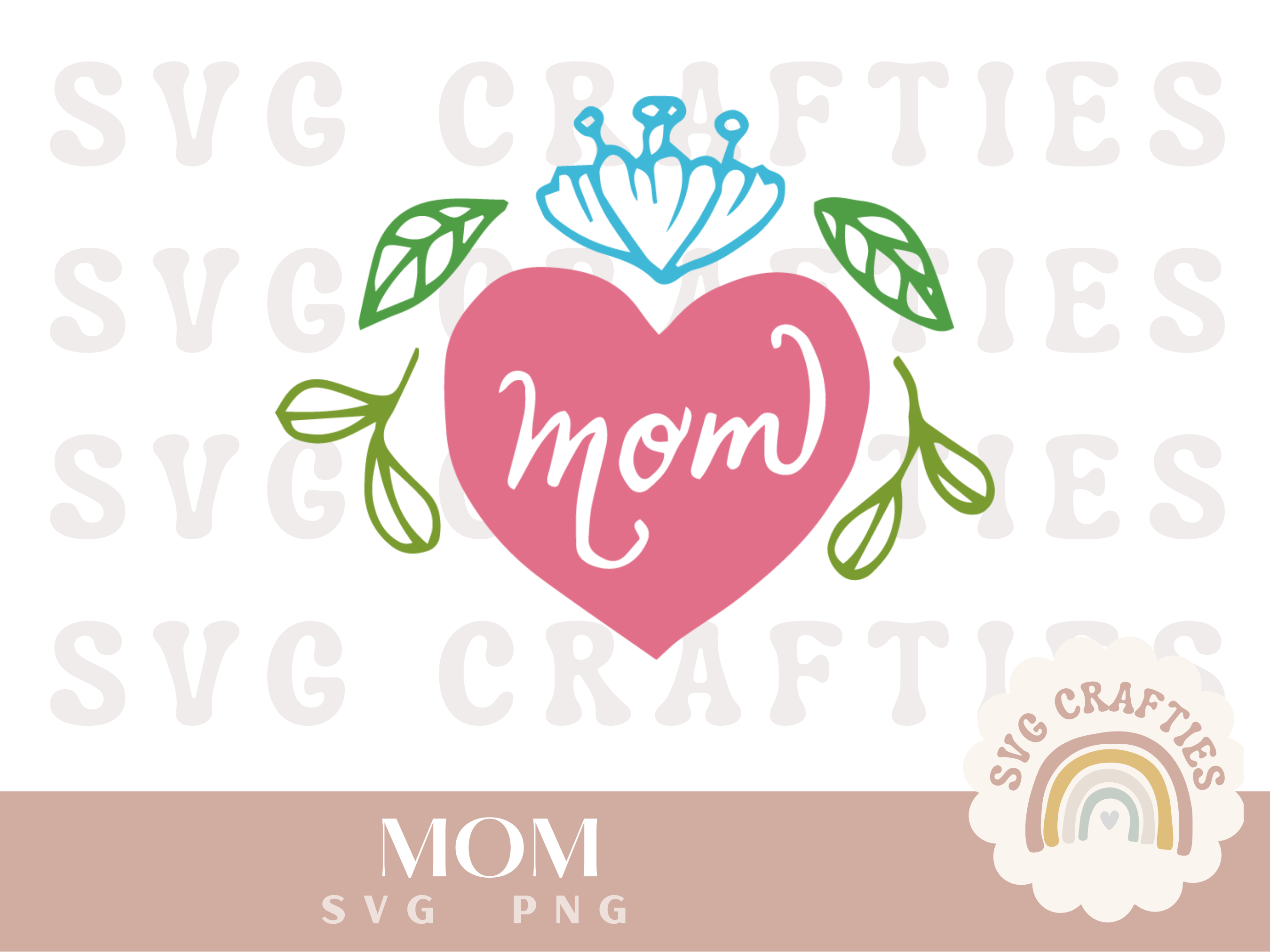 Mom Heart Free SVG Download – SVGCrafties