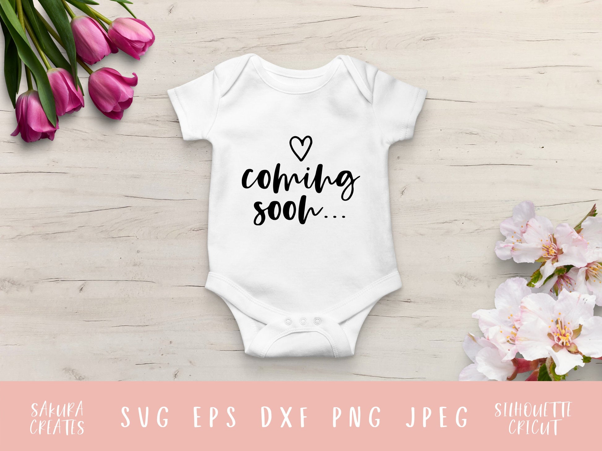 Pregnancy Announcement, Baby Coming Soon Svg, Baby Shower Clipart