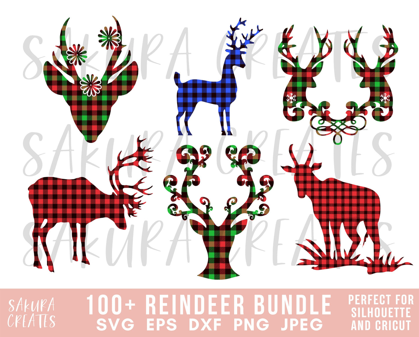 100+ Huge Rudolph SVG Bundle Reindeer Svg Deer svg Christmas svg Christmas Reindeer clipart Christmas stag holiday svg cricut svg file for cricut