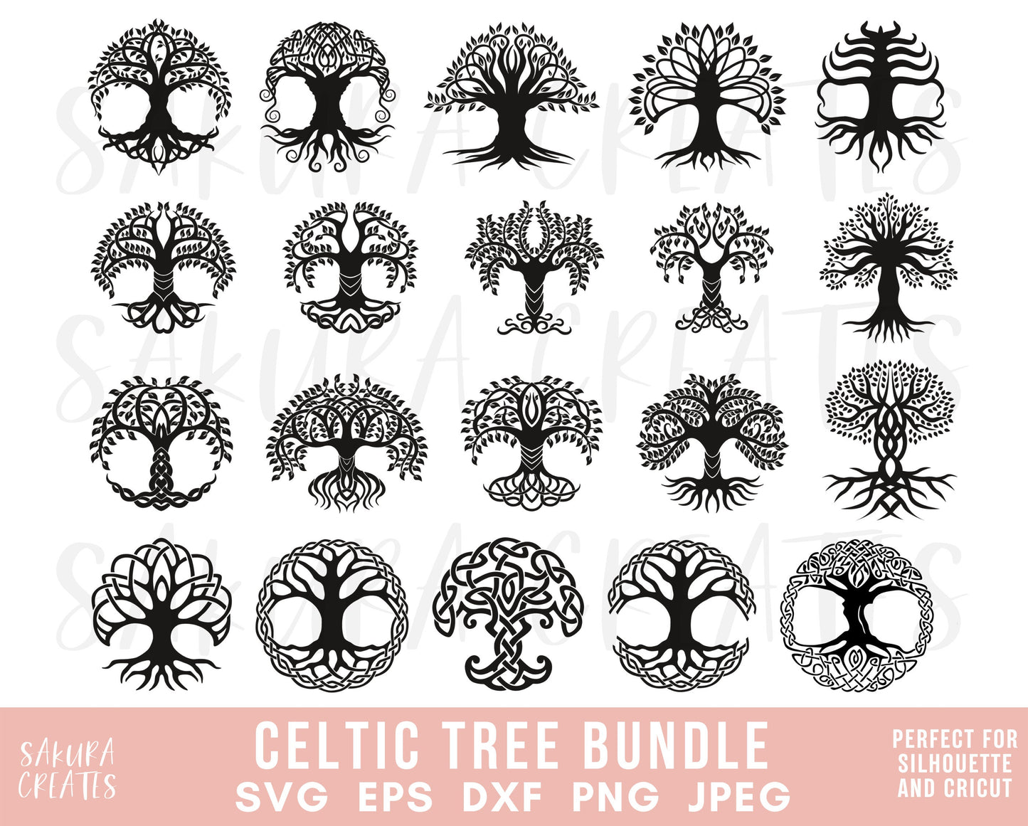 Celtic Tree of Life SVG Tree of life Clipart Tree SVG Cut file for Cricut Tree svg bundle Tree Svg Tree Cut file Tree Roots svg Ancestry svg
