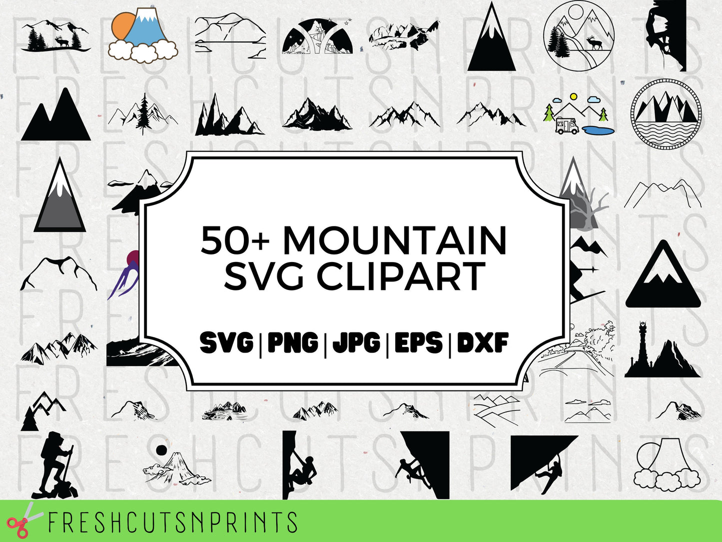 50+ Mountain SVG Bundle , Mountain clipart, Mountain Cut file, Mountain Silhouette, Mountain Vector, Mountain Decal, Hiking svg, camping svg