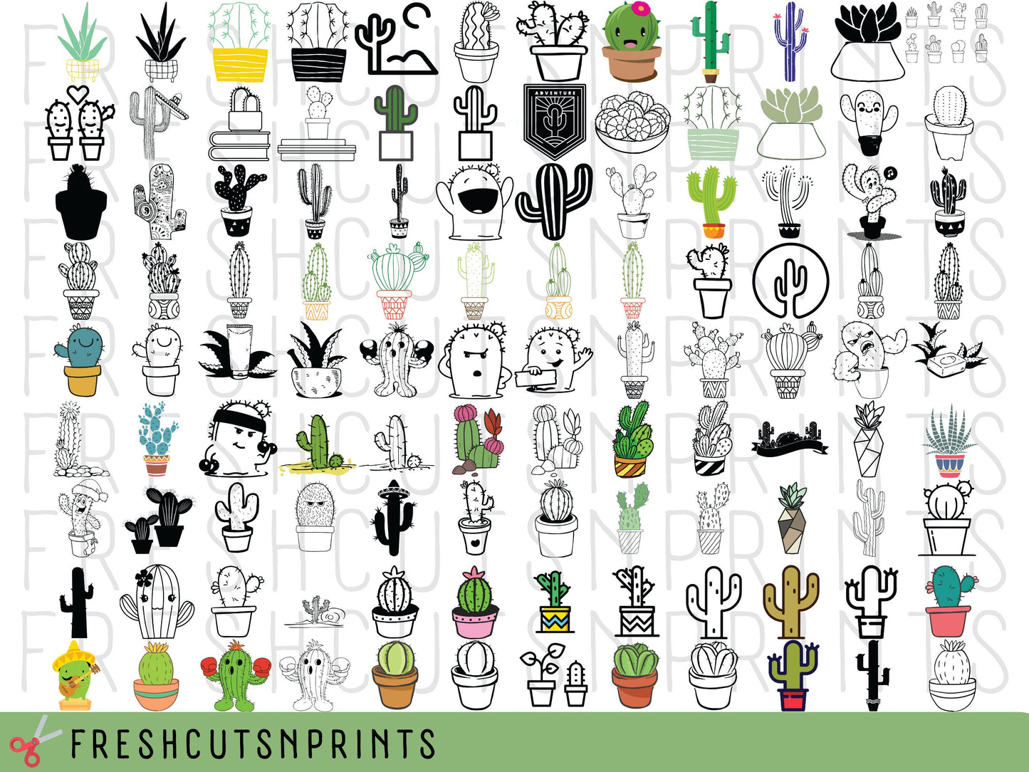 200+ Cactus SVG Bundle , Cactus Clipart, Cactus CutFile, Cactus Vector, Succulent SVG, House Plant svg, Potted Plant clipart, Cactus png