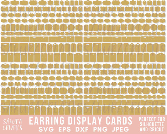 100+ EARRING Display CARDS SVG Keychain svg keychain cards Earring Card Template Svg Earring Card Cut files for Cricut Card Holder Svg Keyring